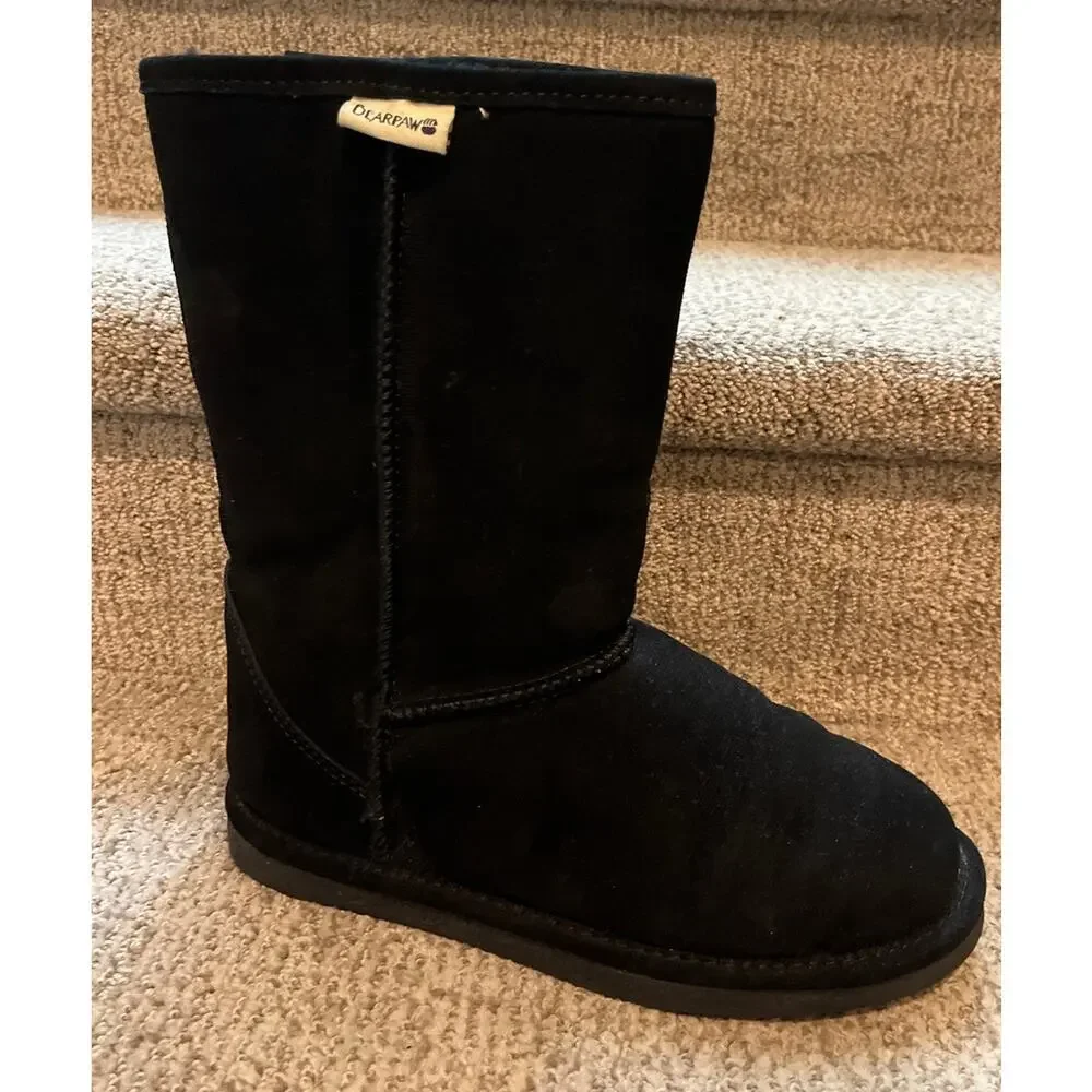 Bearpaw Emma tall boots black womens 8